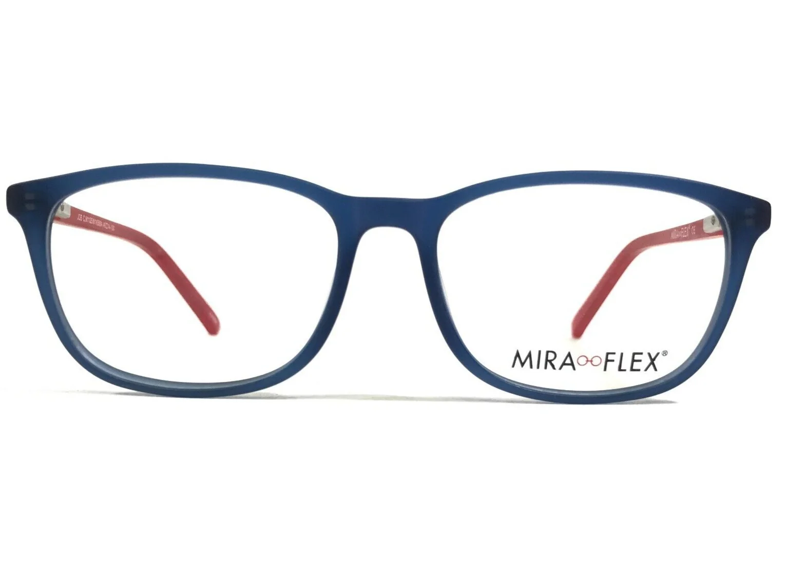 Miraflex Kids Eyeglasses Frames JOB C.M1125/M1K588A Blue Red Square 46-14-130